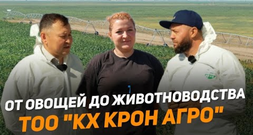 Embedded thumbnail for От овощей до животноводства! Хозяйства Казахстана - ТОО &amp;quot;КХ Крон Агро&amp;quot;!